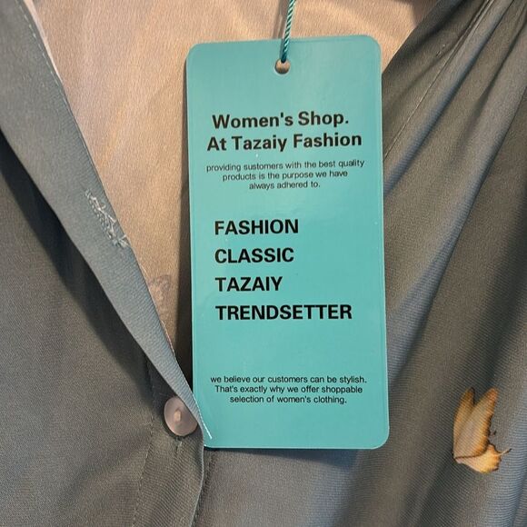 Tazaiy blouse with butterflies size medium - Picture 8 of 8